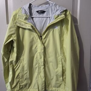 North Face Wind Breaker In Lemon Yellow Size Medium